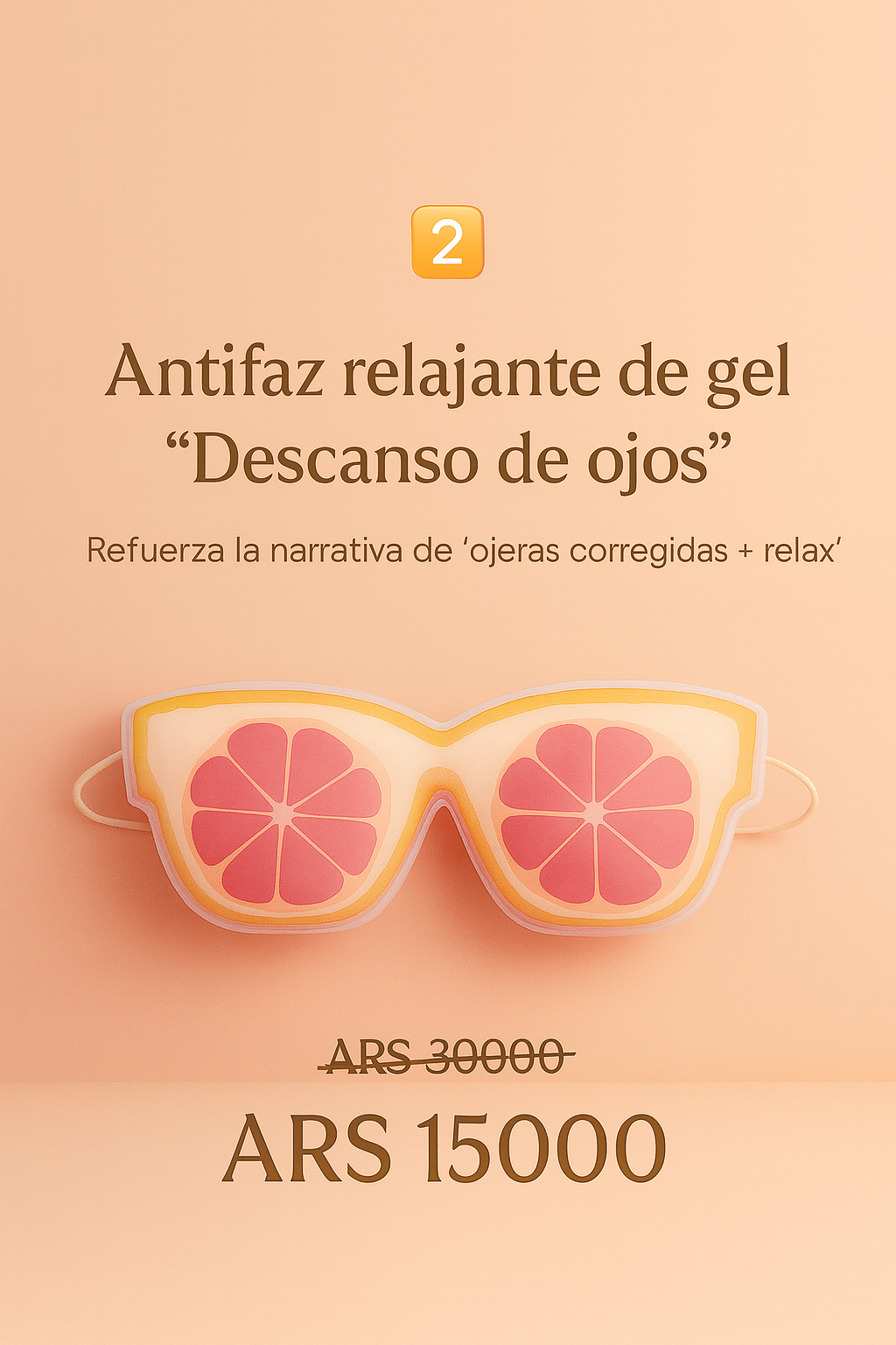 Evelle™ Antifaz relajante de gel
